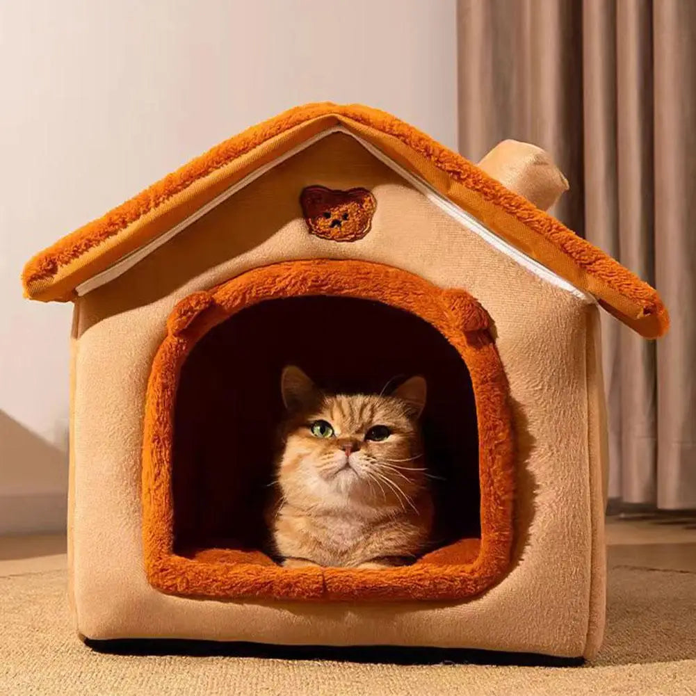 Thickened Winter Pet House WAGGING TAIL