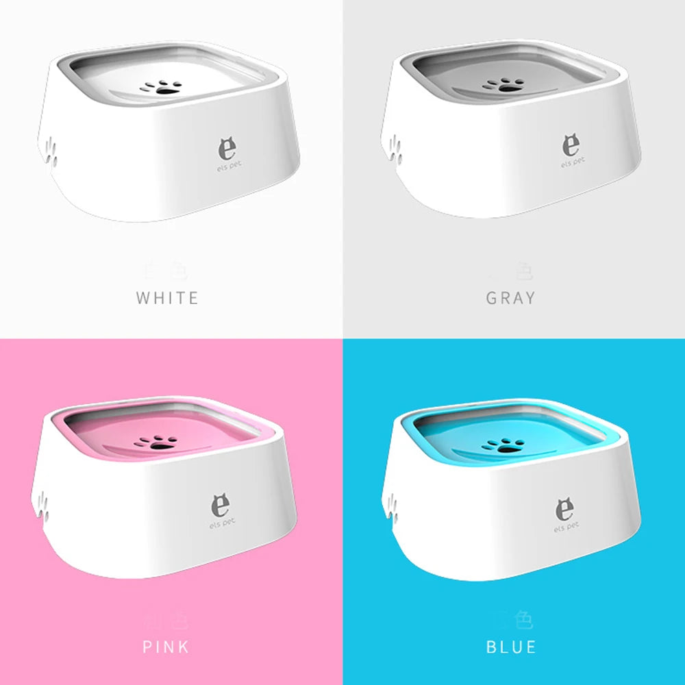 1.5L Spill-Proof Dog Water Bowl WAGGING TAIL