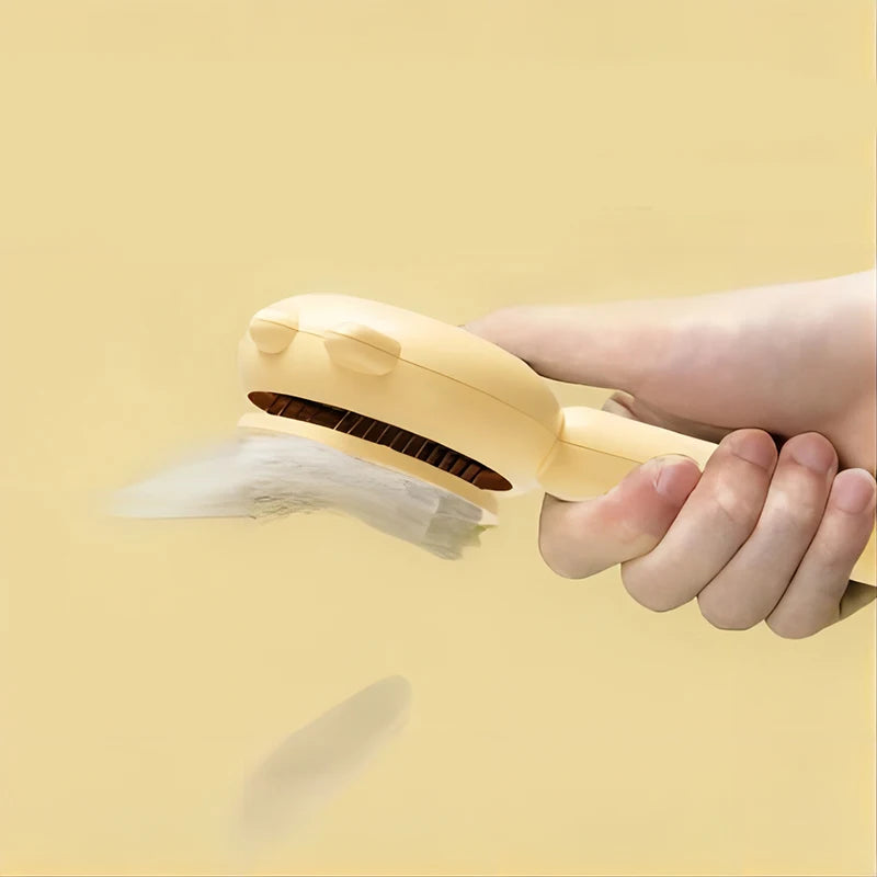 Magic Pet Hair Removal Comb – 3-Color Grooming Brush WAGGING TAIL