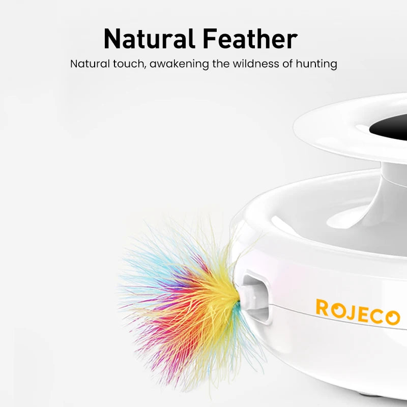 2-in-1 Smart Feather & Ball Toy WAGGING TAIL