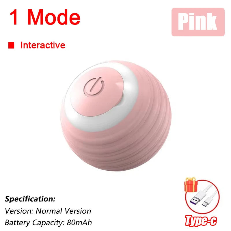 Interactive Rolling Cat Toy WAGGING TAIL
