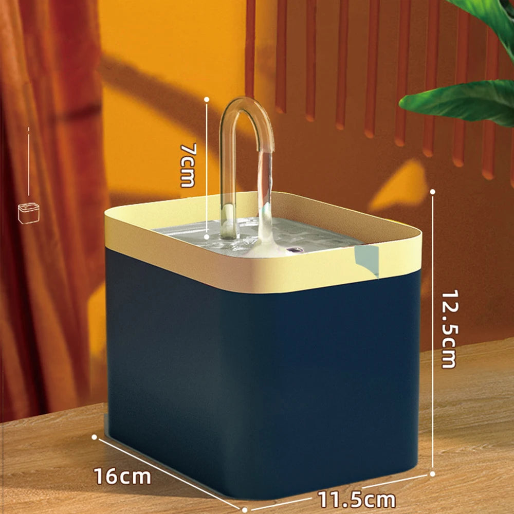 1.5L Smart Cat Water Fountain WAGGING TAIL