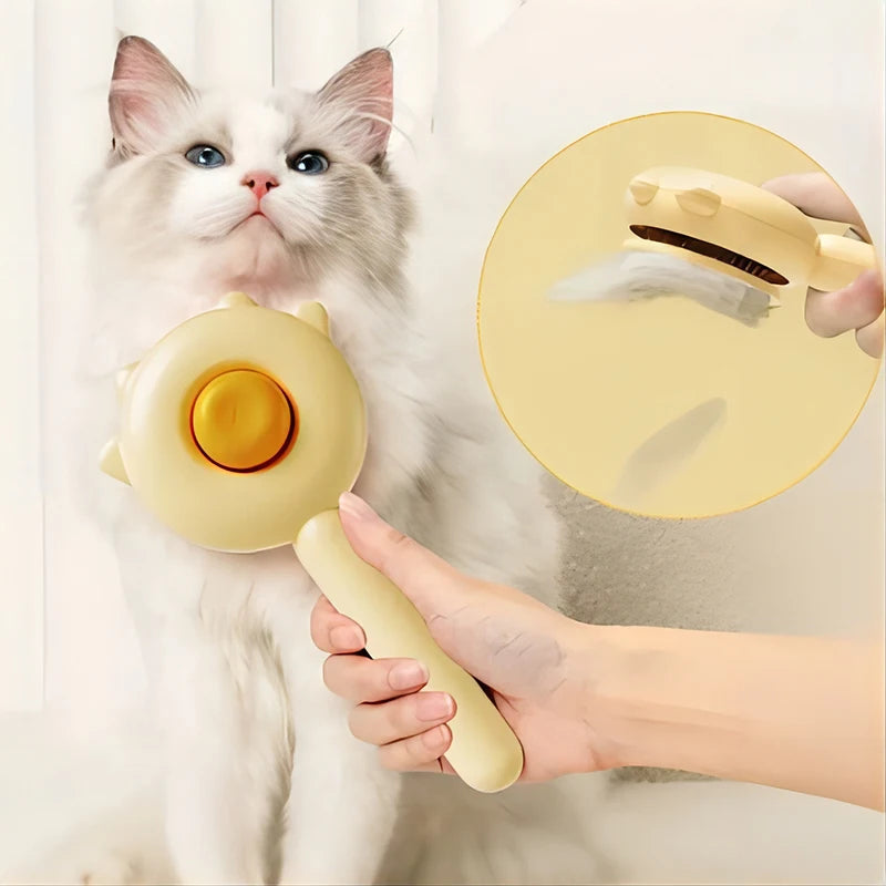Magic Pet Hair Removal Comb – 3-Color Grooming Brush WAGGING TAIL