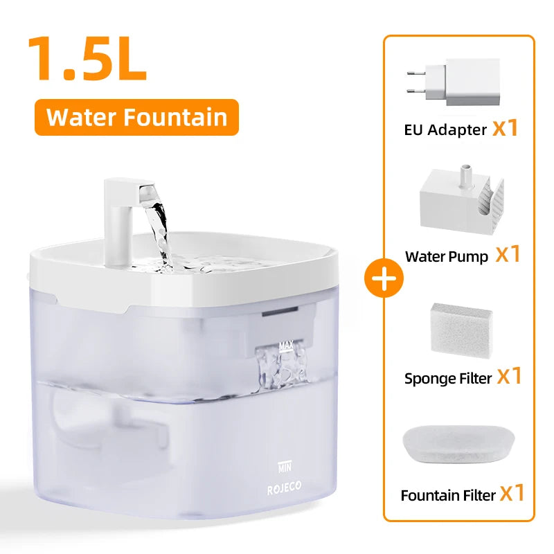 Smart Cat Water Fountain WAGGING TAIL