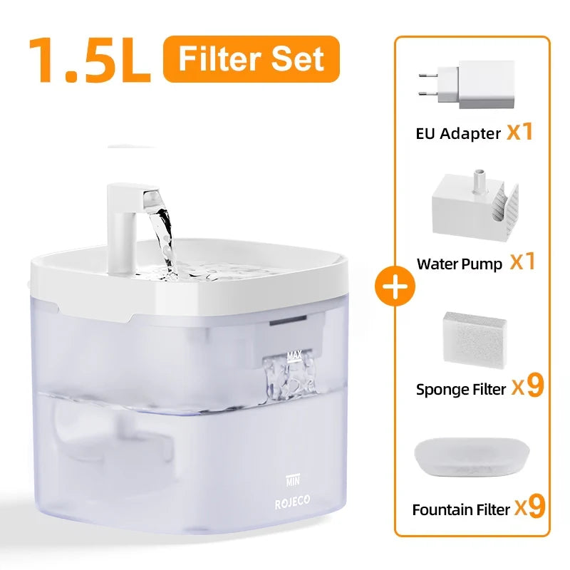 Smart Cat Water Fountain WAGGING TAIL