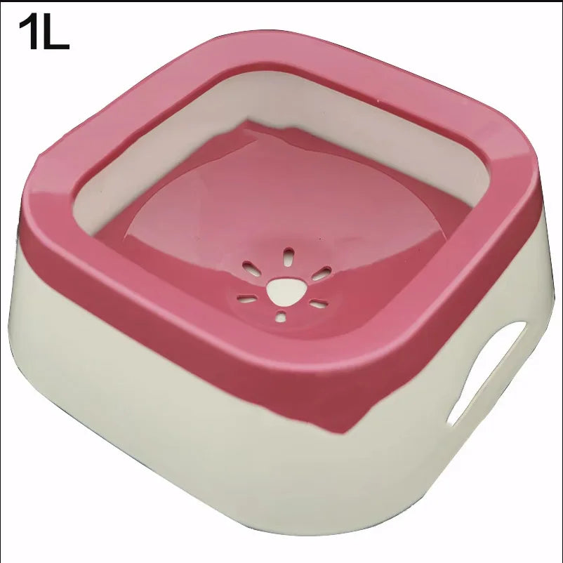 1.5L Spill-Proof Dog Water Bowl WAGGING TAIL