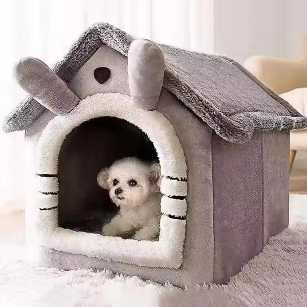 Thickened Winter Pet House WAGGING TAIL