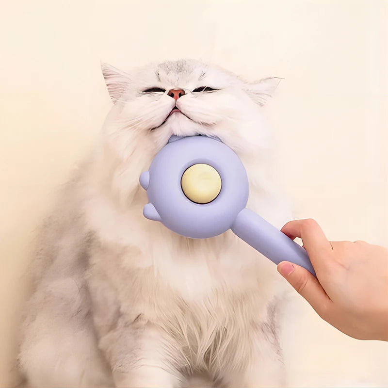 Magic Pet Hair Removal Comb – 3-Color Grooming Brush WAGGING TAIL