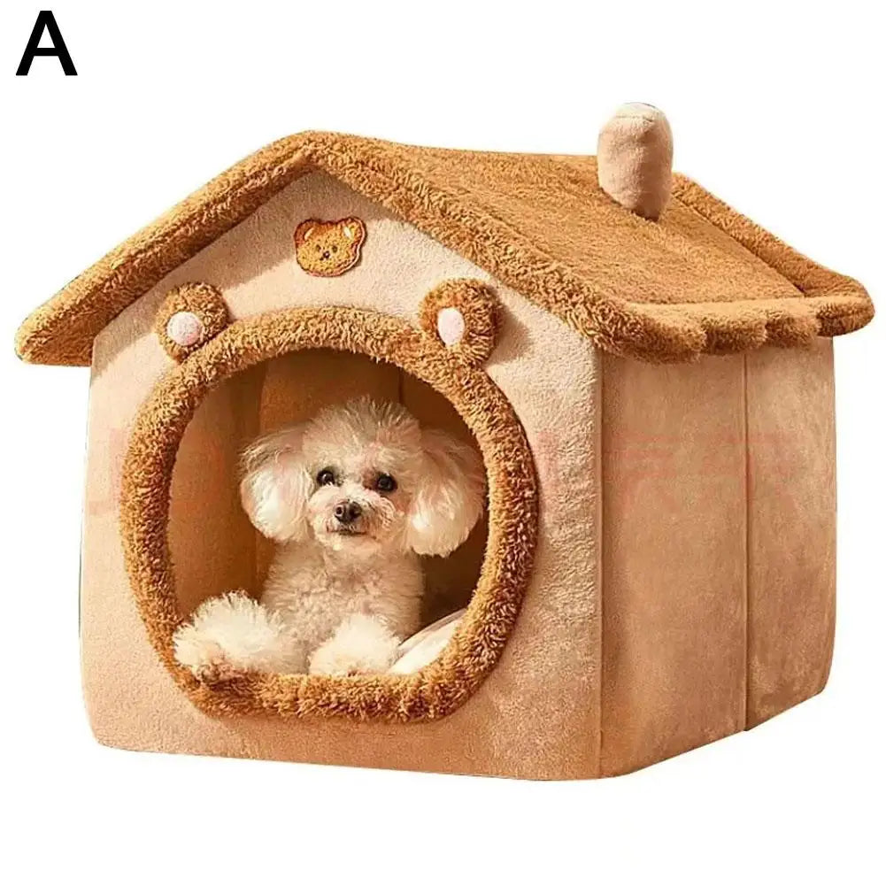 Thickened Winter Pet House WAGGING TAIL