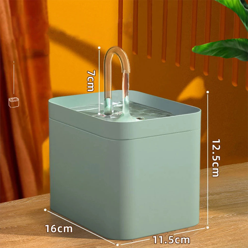 1.5L Smart Cat Water Fountain WAGGING TAIL