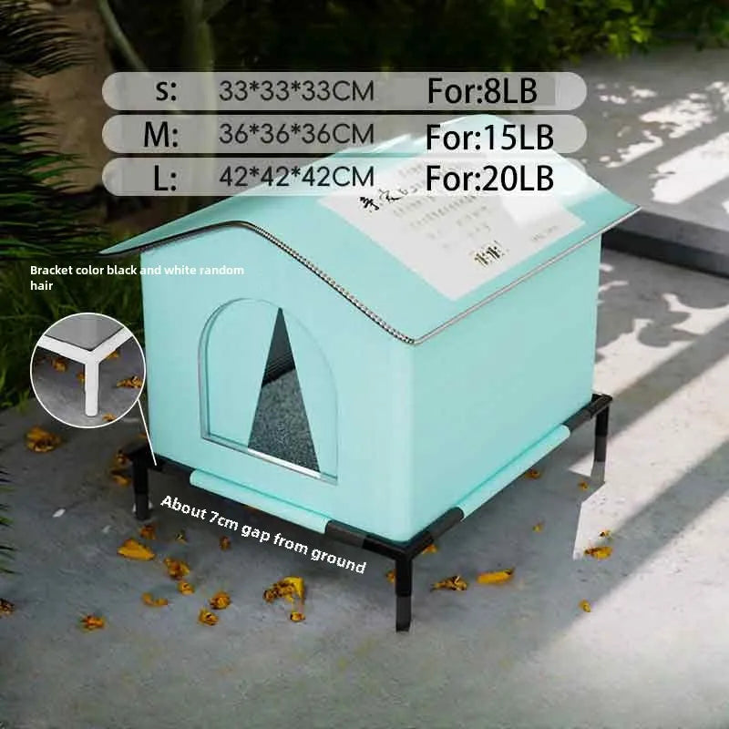 Waterproof Outdoor Pet House WAGGING TAIL
