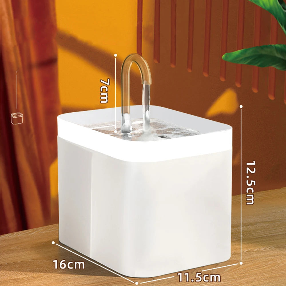 1.5L Smart Cat Water Fountain WAGGING TAIL