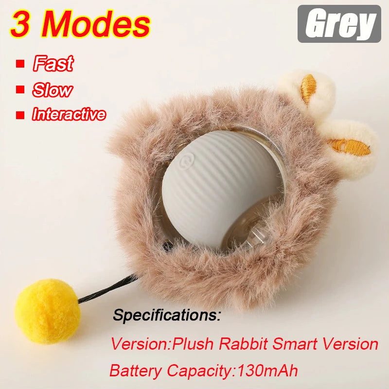 Interactive Rolling Cat Toy WAGGING TAIL