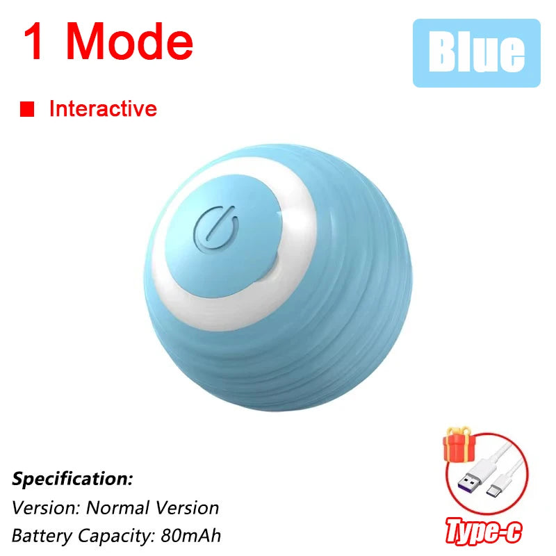 Interactive Rolling Cat Toy WAGGING TAIL