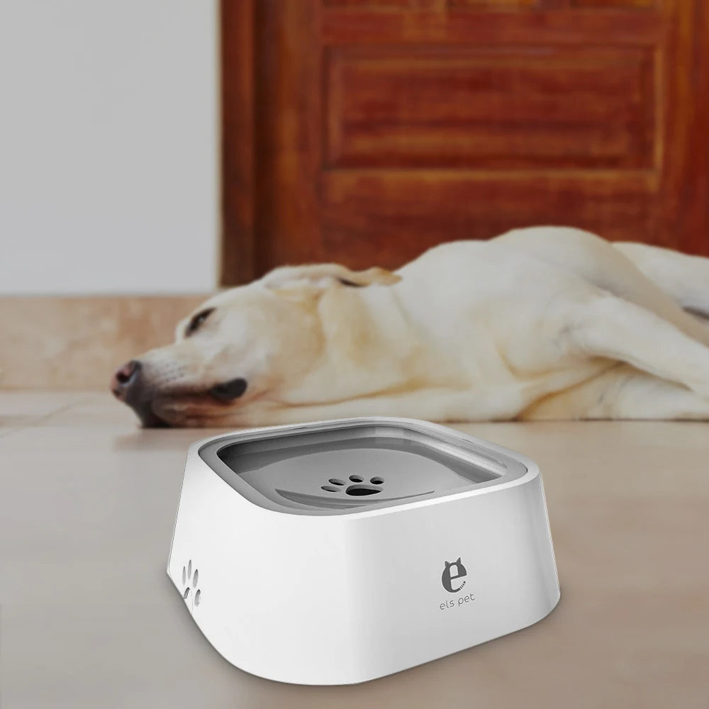 1.5L Spill-Proof Dog Water Bowl WAGGING TAIL