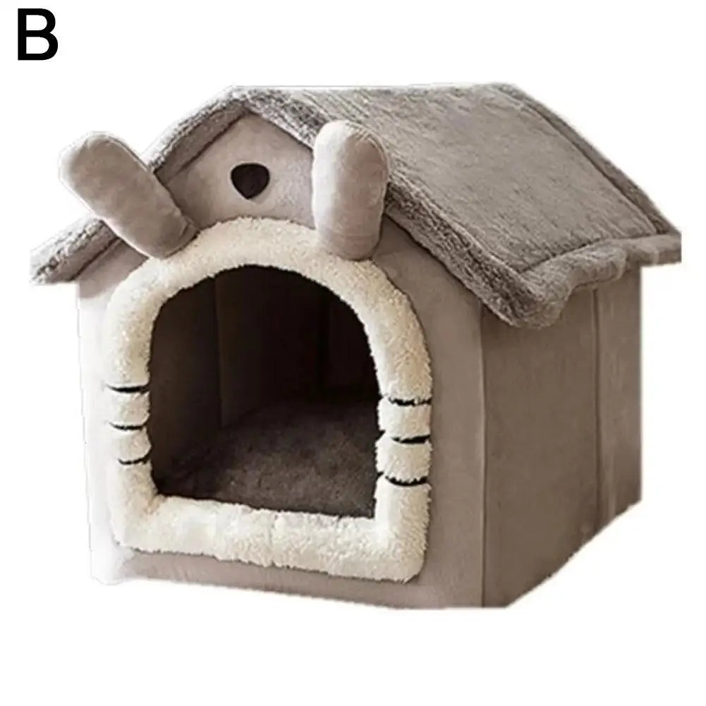 Thickened Winter Pet House WAGGING TAIL