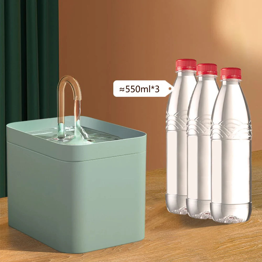 1.5L Smart Cat Water Fountain WAGGING TAIL