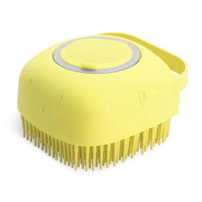 2-in-1 Silicone Pet Bath & Massage Brush WAGGING TAIL