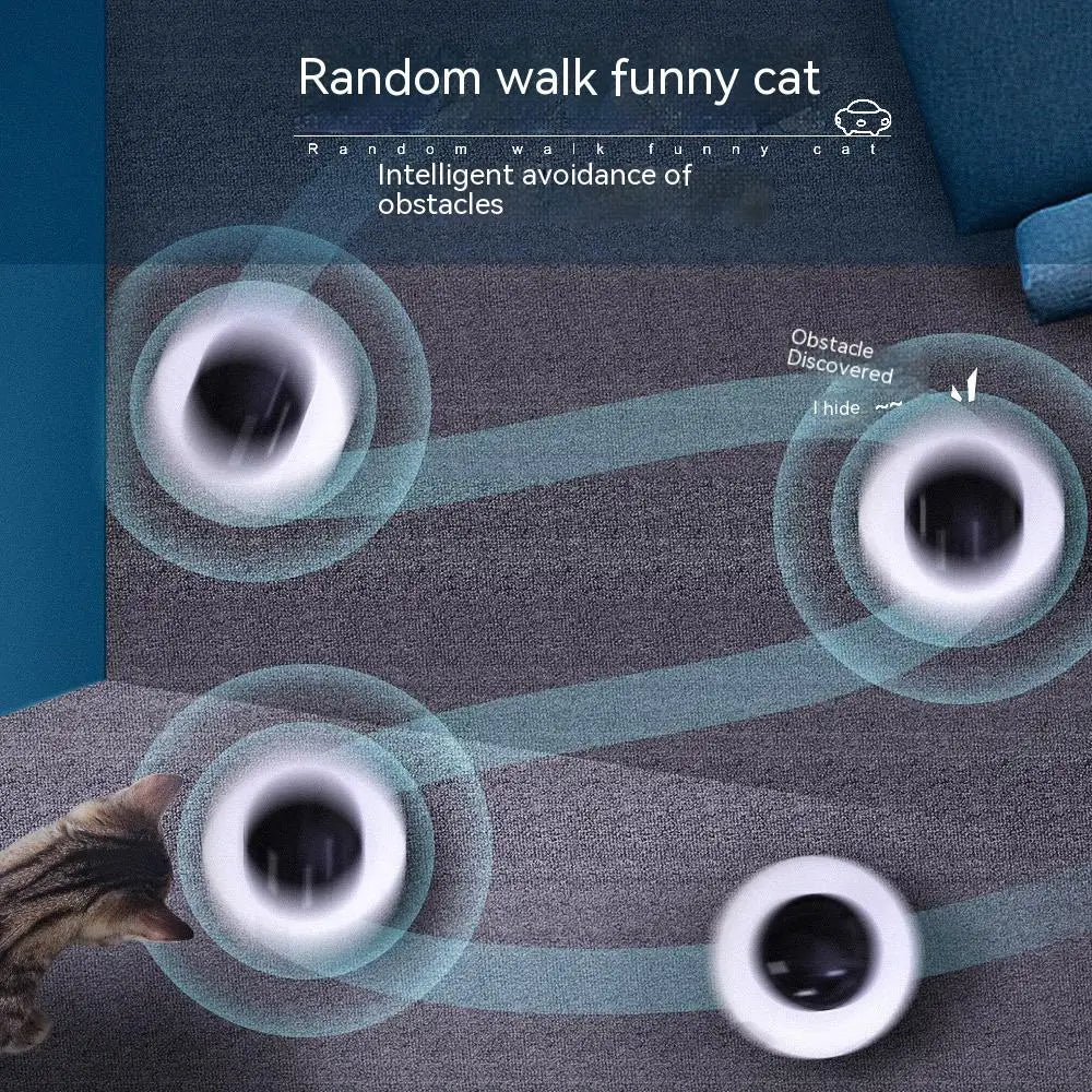 Smart UFO Cat Teaser Toy WAGGING TAIL