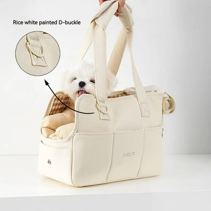 Portable Puppy Shoulder Carrier Bag WAGGING TAIL