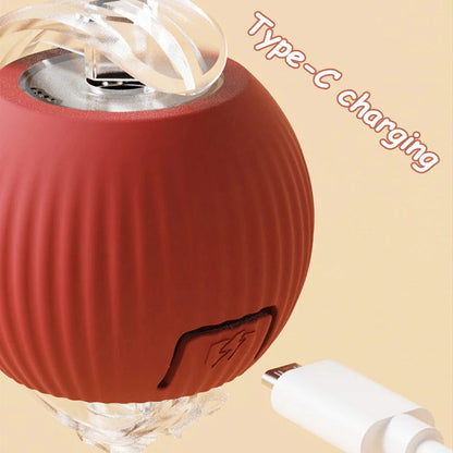 Interactive Rolling Cat Toy WAGGING TAIL