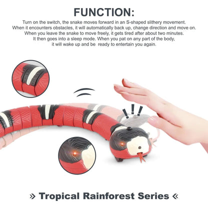 Smart Interactive Snake Toy for Cats WAGGING TAIL