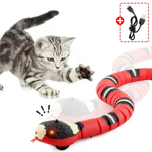 Smart Interactive Snake Toy for Cats WAGGING TAIL