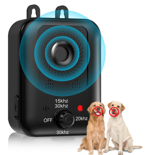 Rechargeable Ultrasonic Anti-Barking Device WAGGING TAIL