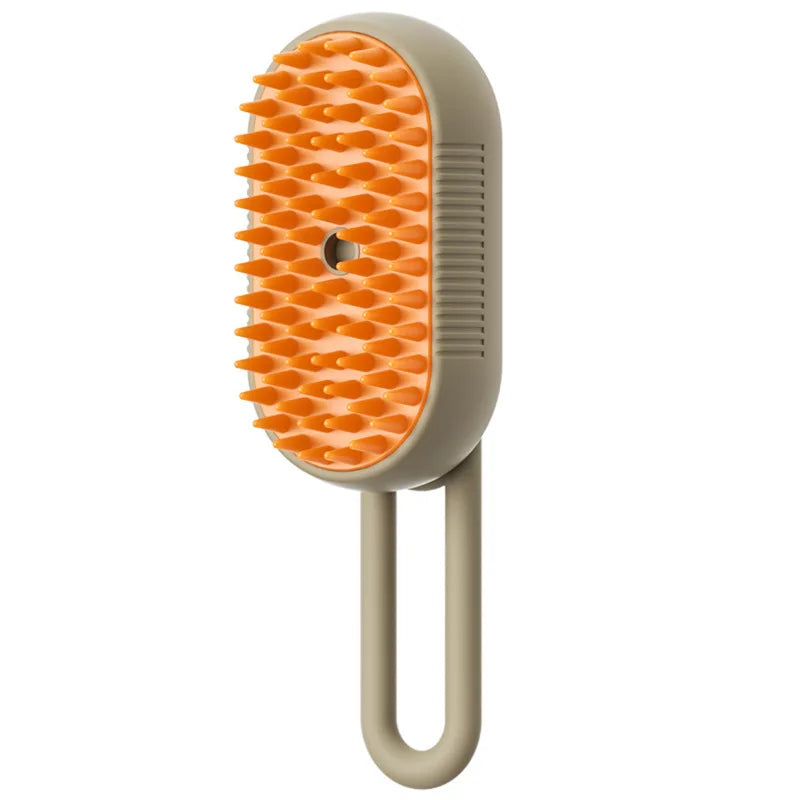 3-in-1 Electric Pet Steam & Grooming Brush WAGGING TAIL