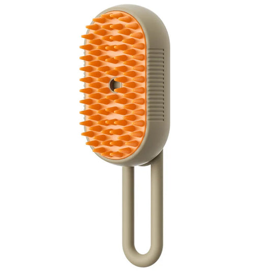 3-in-1 Electric Pet Steam & Grooming Brush WAGGING TAIL