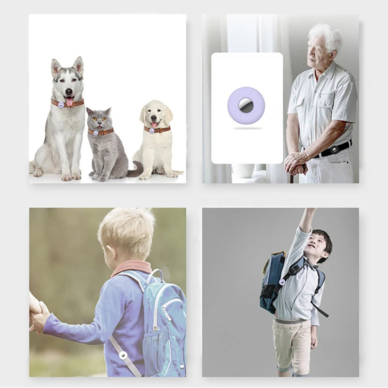 Silicone AirTag Collar Case WAGGING TAIL