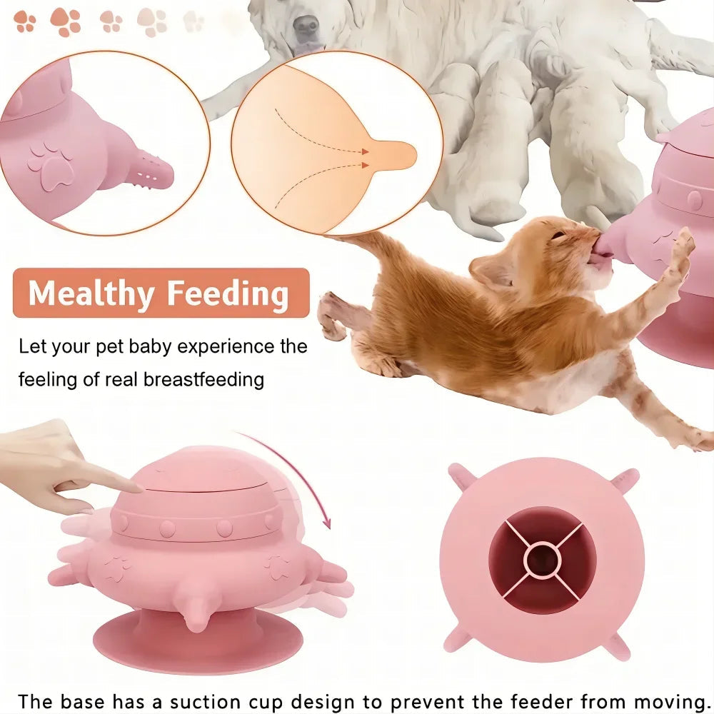 Silicone Pet Nursing Feeder WAGGING TAIL