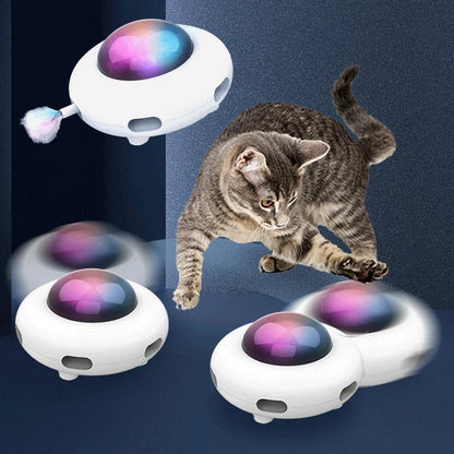 Smart UFO Cat Teaser Toy WAGGING TAIL